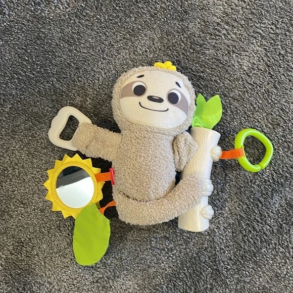 Fisher Price Baby Toy Slow Much Fun Stroller Sloth - Picture 2 of 4